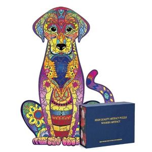 Wood Animal Puzzle - Dog